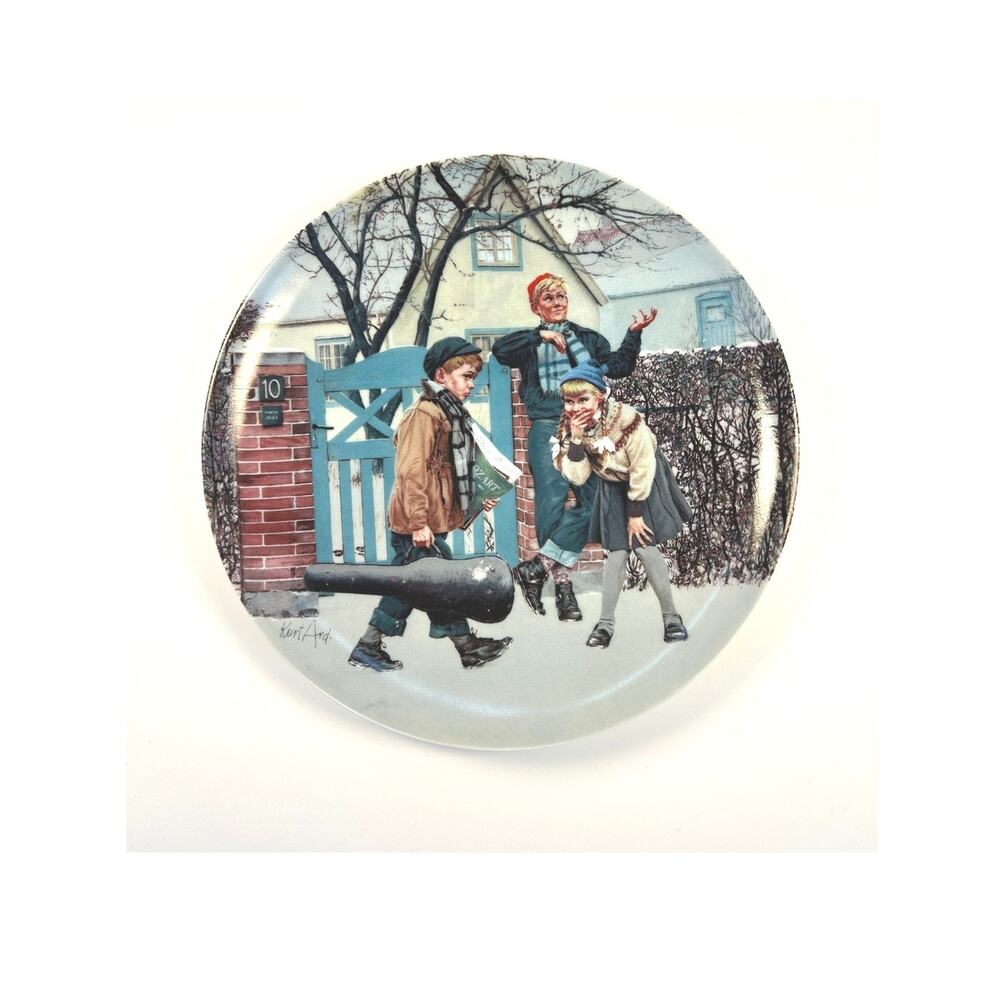 Bing Grondahl Kurt Ard Collectors Plate Limited Ed 1984 Copenhagen Porcelain
